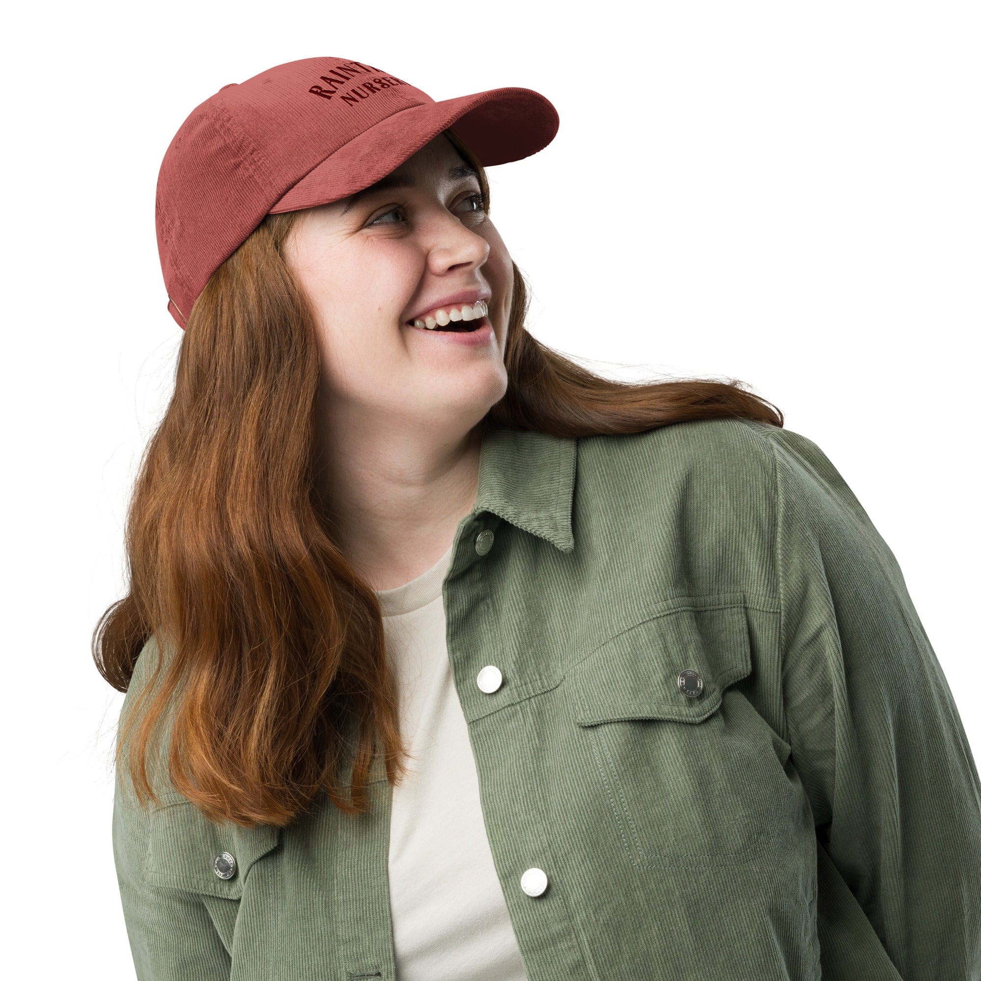 Winter Edition Corduroy Cap in Red - Image 3
