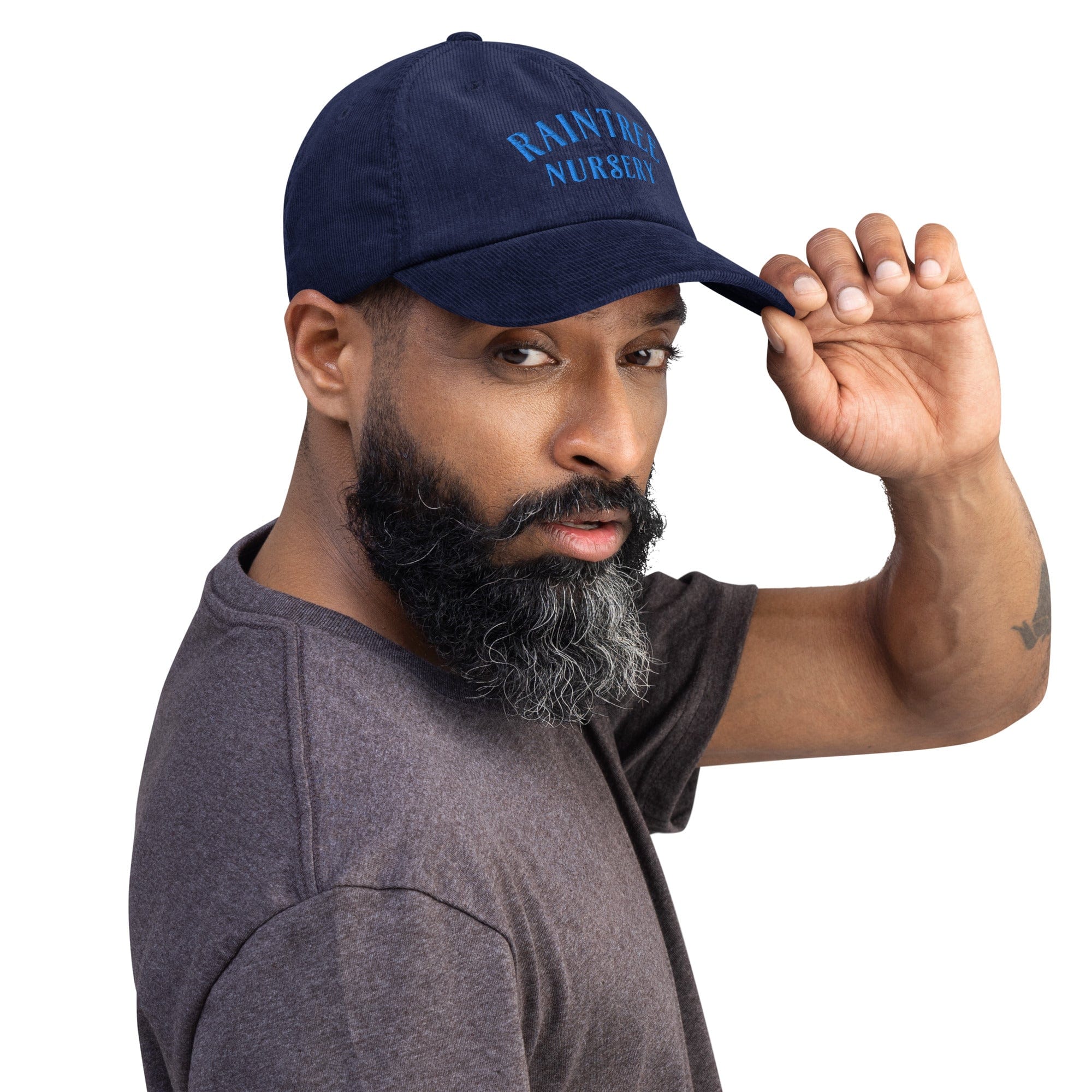 Winter Edition Corduroy Hat in Blue - Image 3